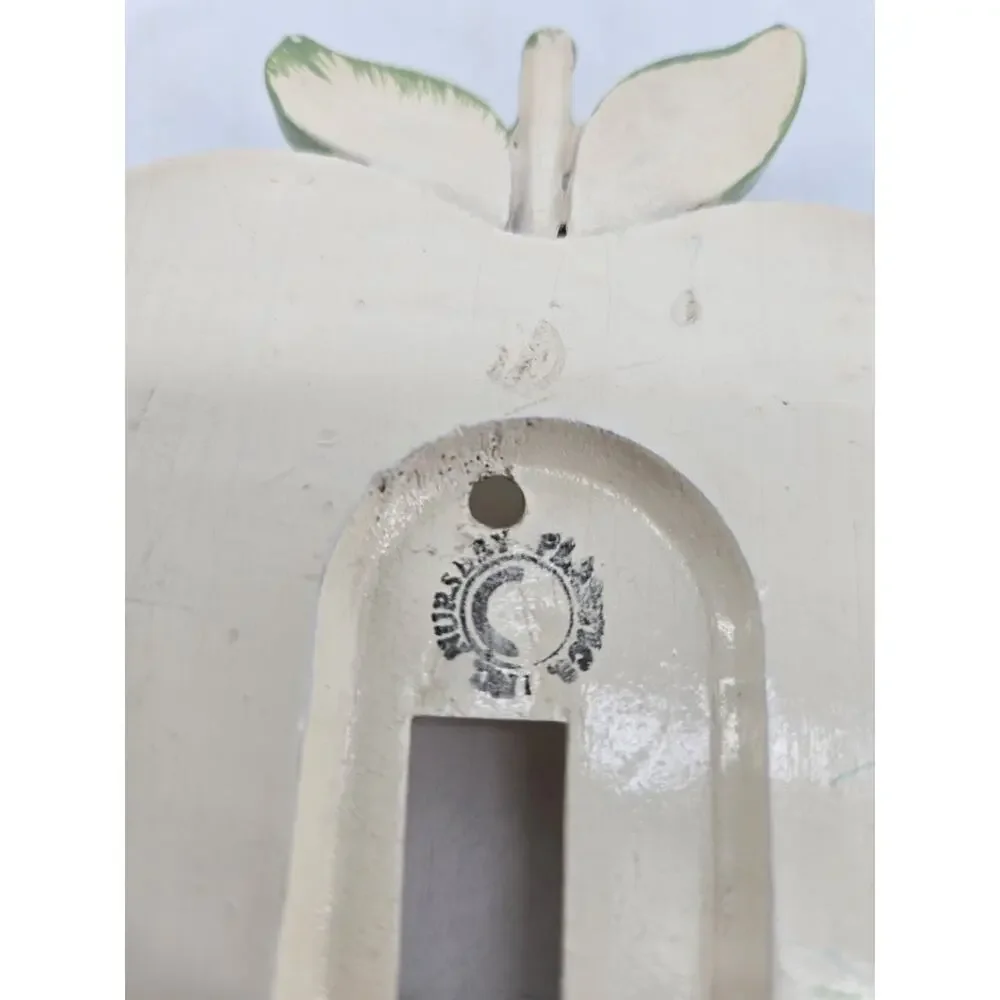 Vintage Cottagecore Apple House Wooden Nursery Plastics Boy & Girl Switch Cover